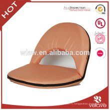 100% chaises de sol en polyester Rembourrage éponge intérieur insert métallique